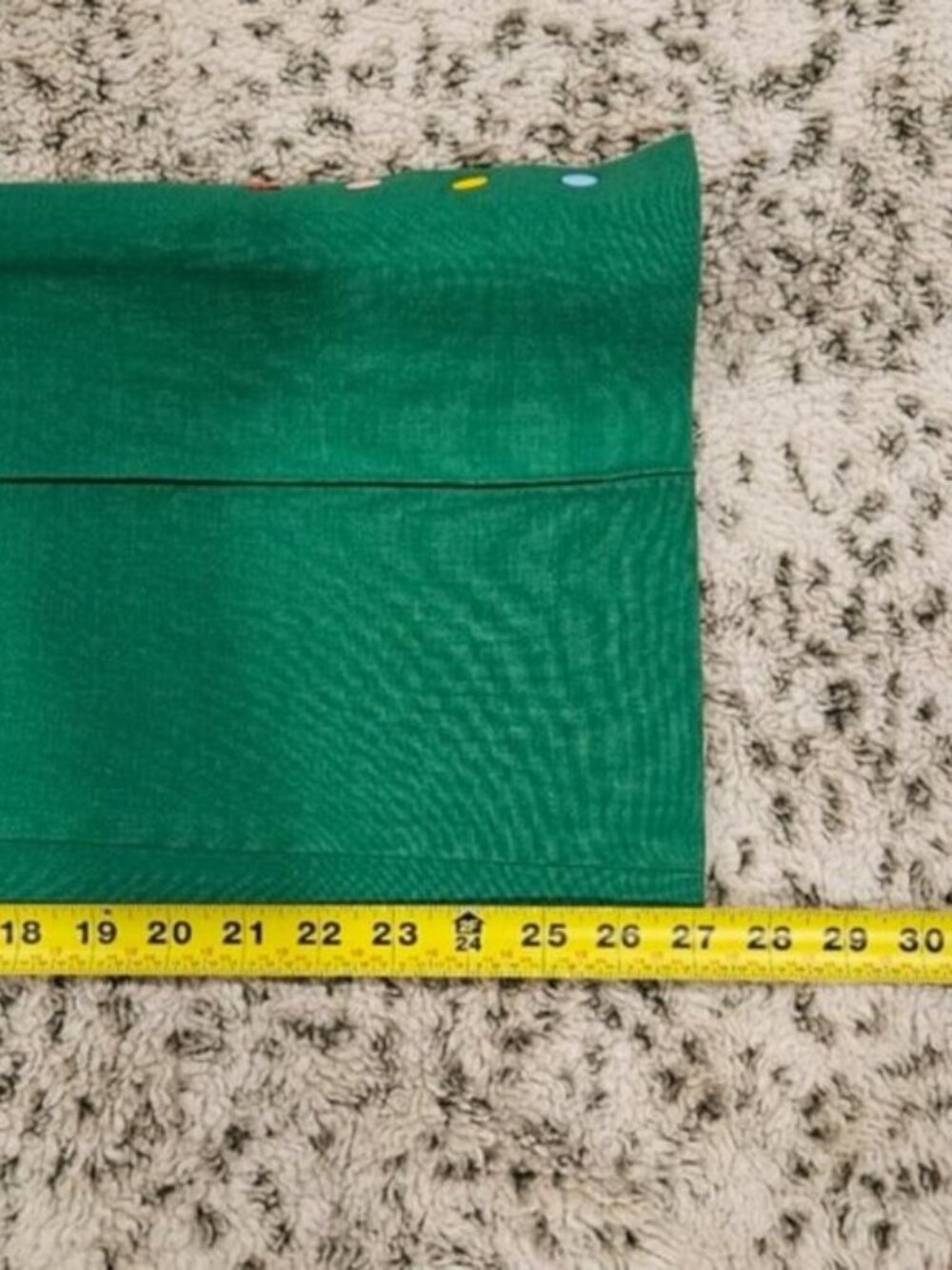Lisa Perry Barneys New York SZ 4 Inspired 60's Kelly Green Festive Wide Leg Pant - Picture 12 of 14